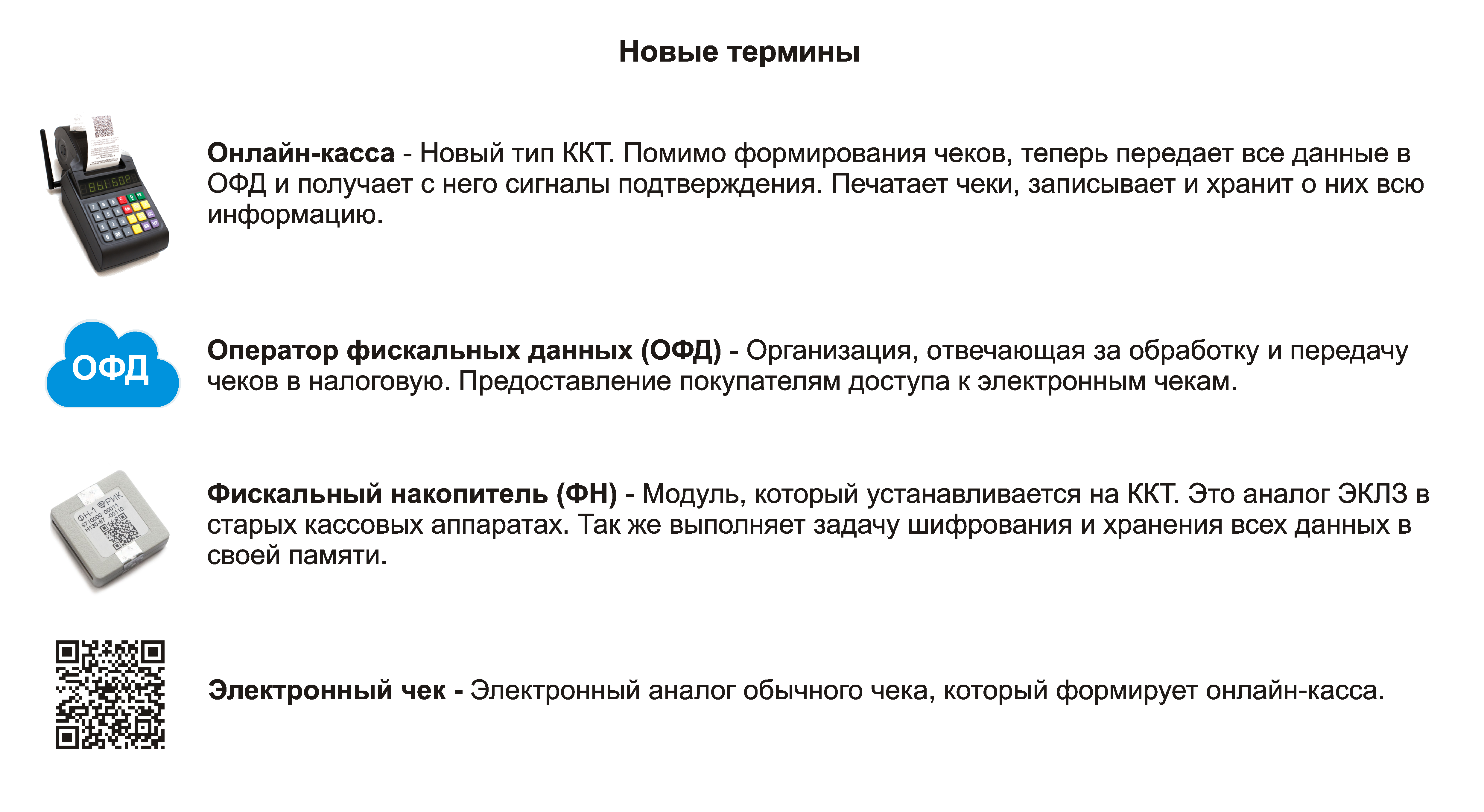 Новые термины